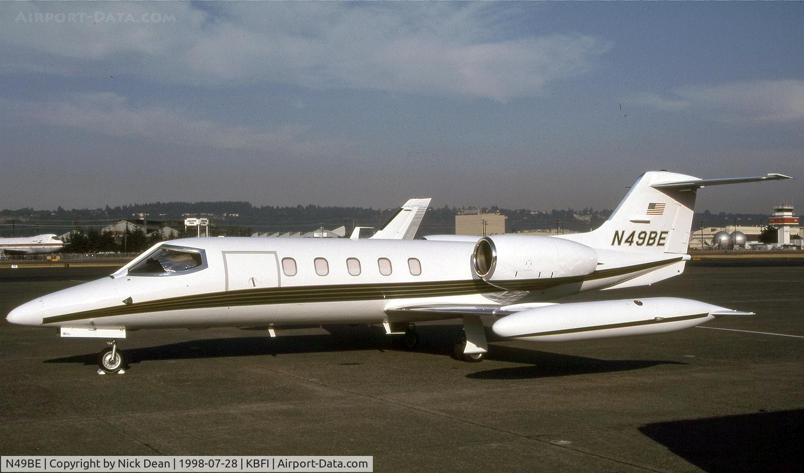 N49BE, 1978 Gates Learjet Corp. 35A C/N 192, KBFI