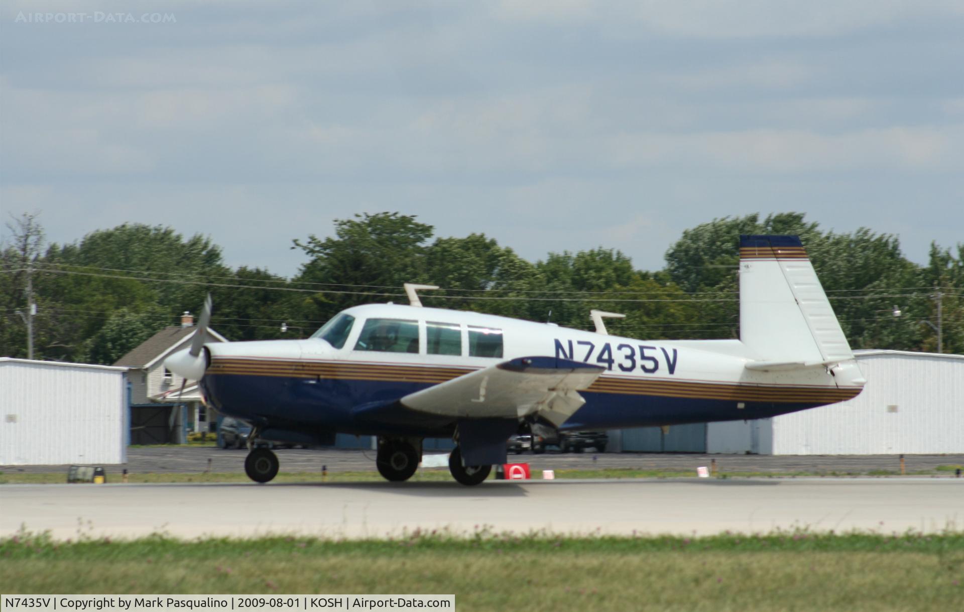 N7435V, 1975 Mooney M20F Executive C/N 22-1212, Mooney M20F