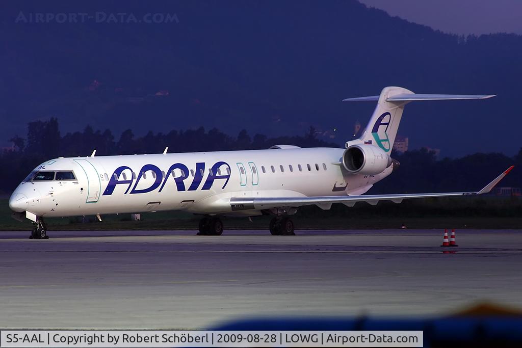S5-AAL, 2007 Bombardier CRJ-900LR (CL-600-2D24) C/N 15129, Adria Airways