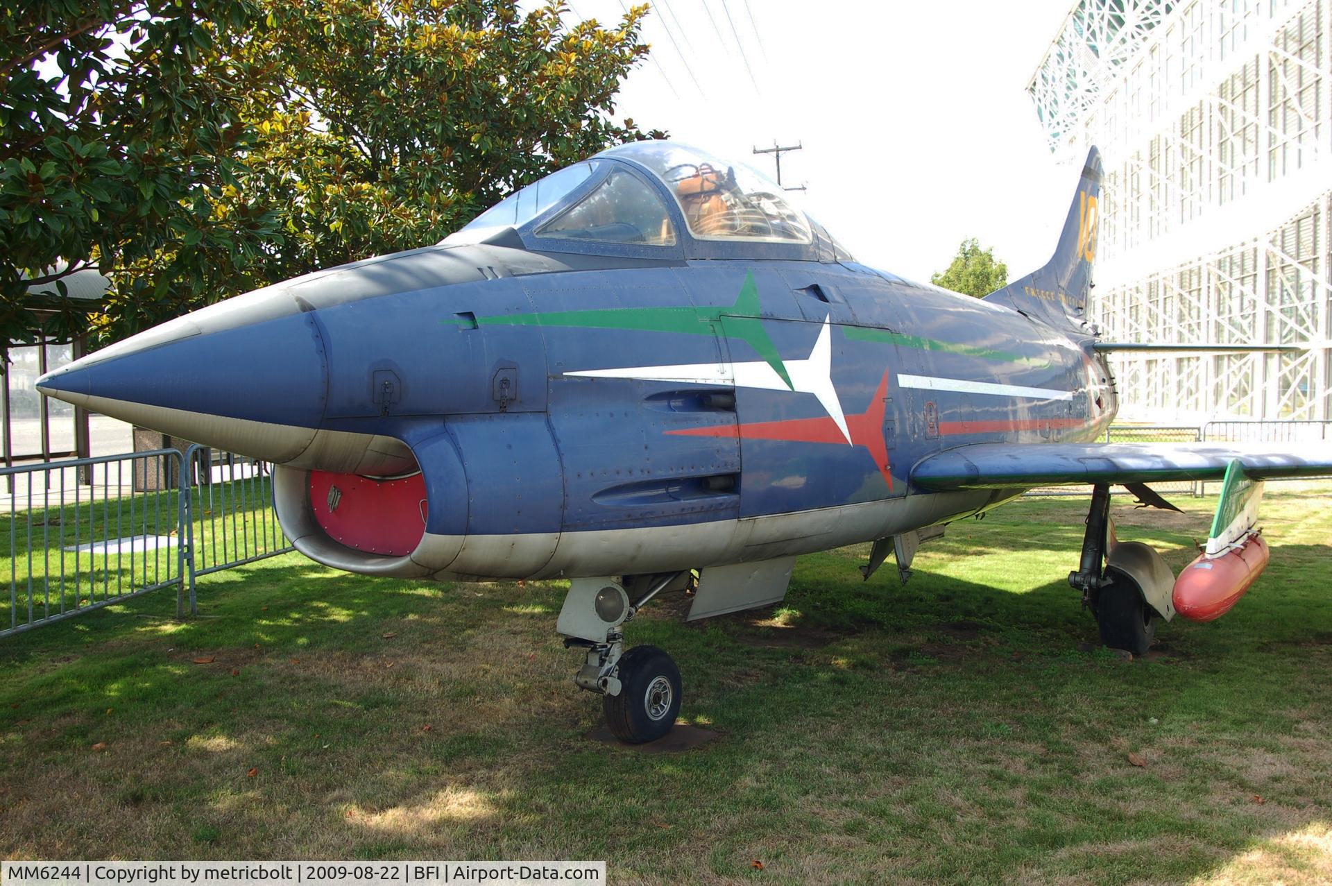 MM6244, Fiat G-91PAN C/N 10, at the Museum of Flight