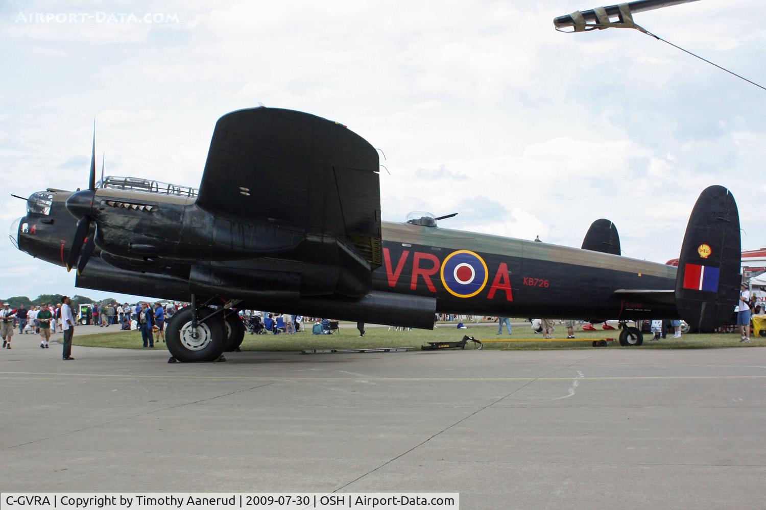 C-GVRA, 1945 Victory Aircraft Avro 683 Lancaster BX C/N FM 213 (3414), 1945 Victory Aircraft AVRO LANCASTER MK X, c/n: FM 213