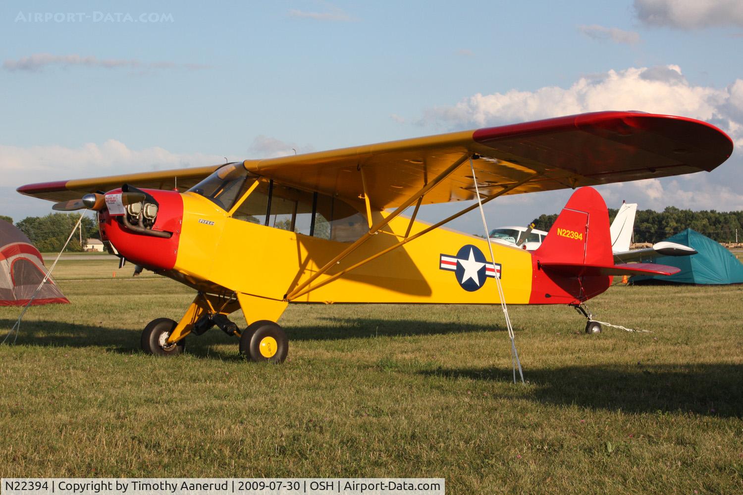 N22394, Piper J3C-65 Cub Cub C/N 20043, Piper J3C-65, c/n: 20043