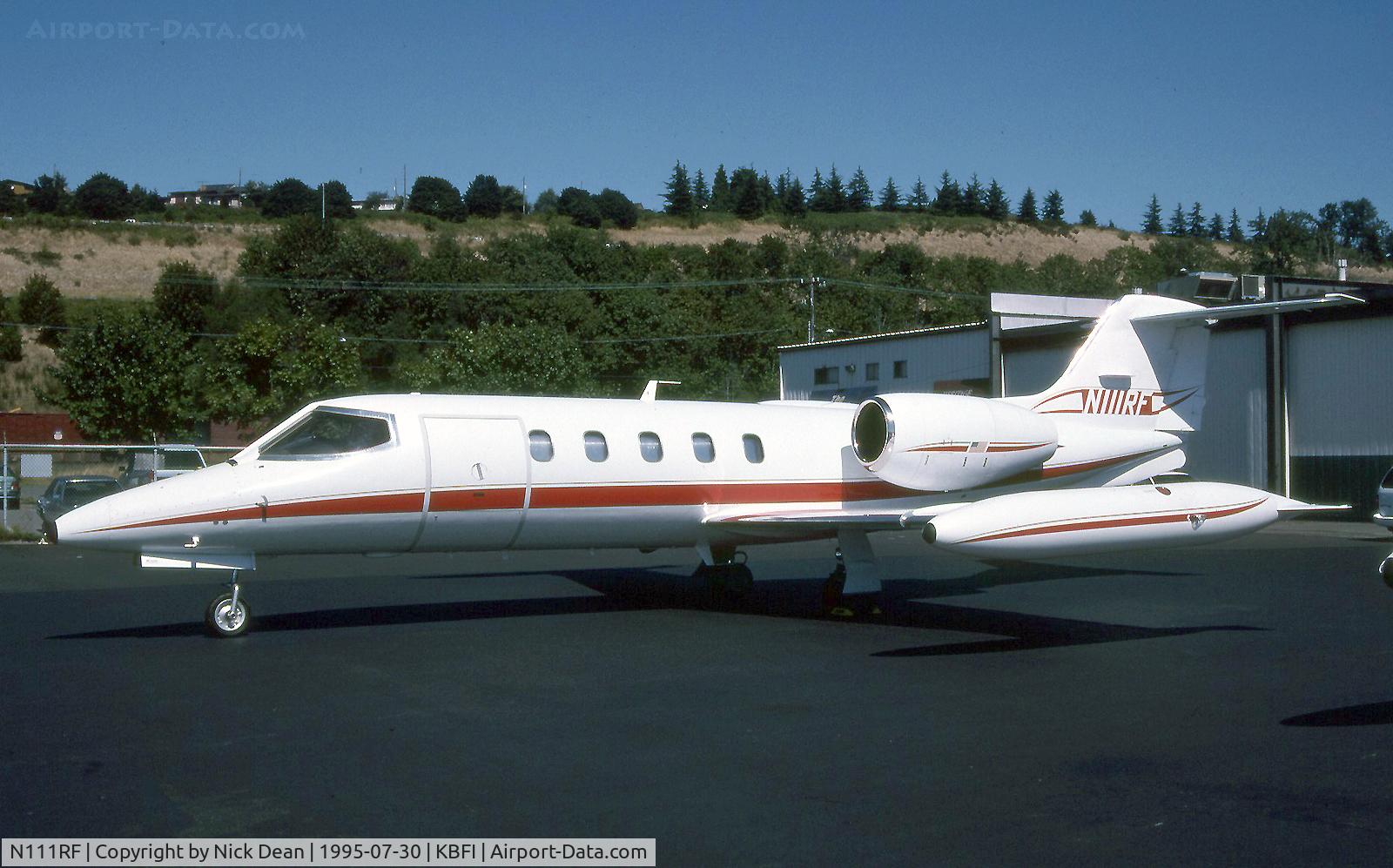 N111RF, 1978 Gates Learjet 35A C/N 217, KBFI
