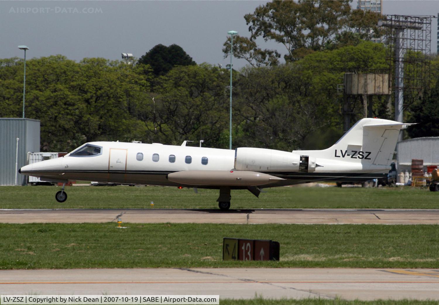 LV-ZSZ, 1979 Gates Learjet 35A C/N 235, SABE