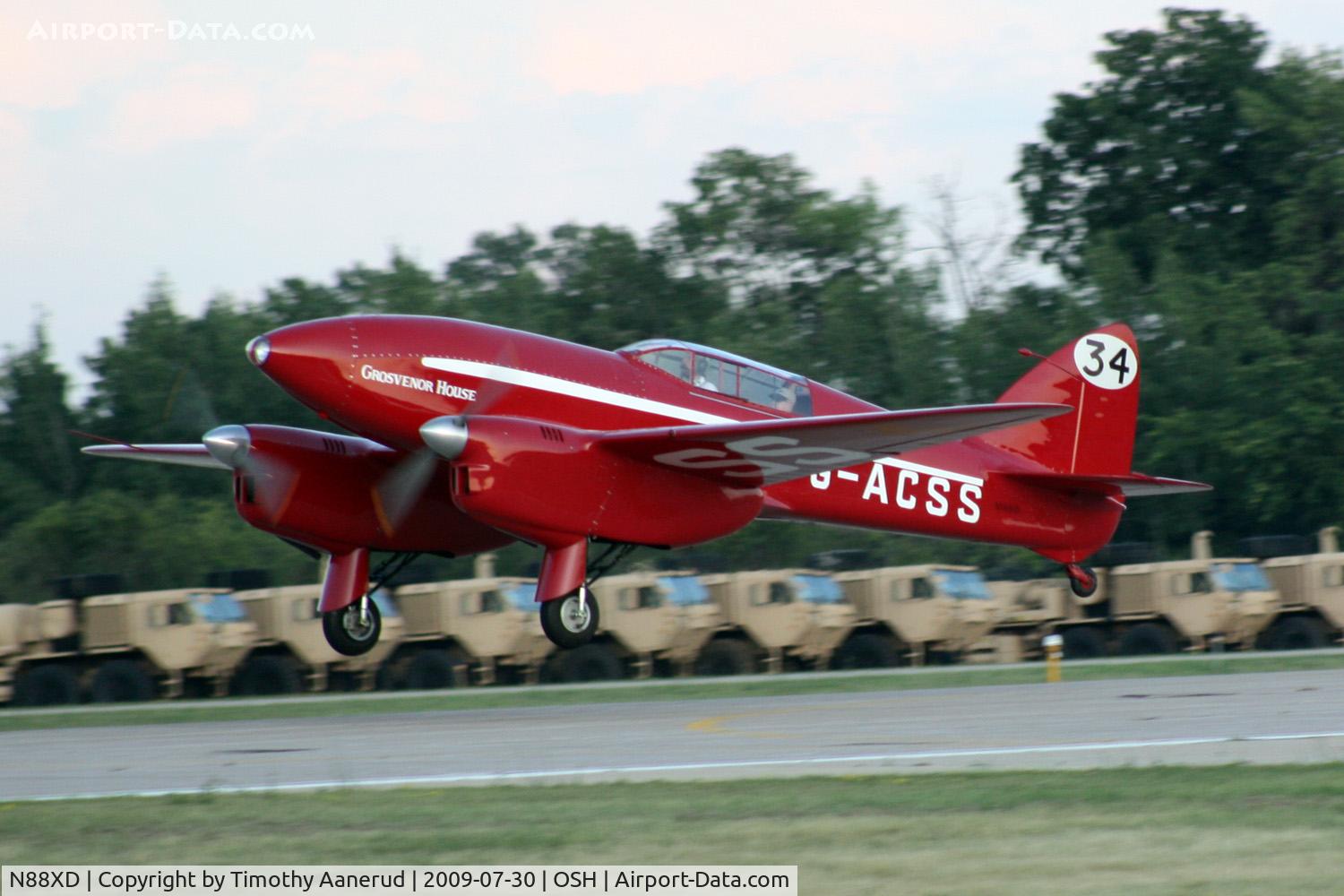 N88XD, 1993 De Havilland DH-88 Comet Replica C/N T-7, 1993 DH 88 COMET, c/n: T-7