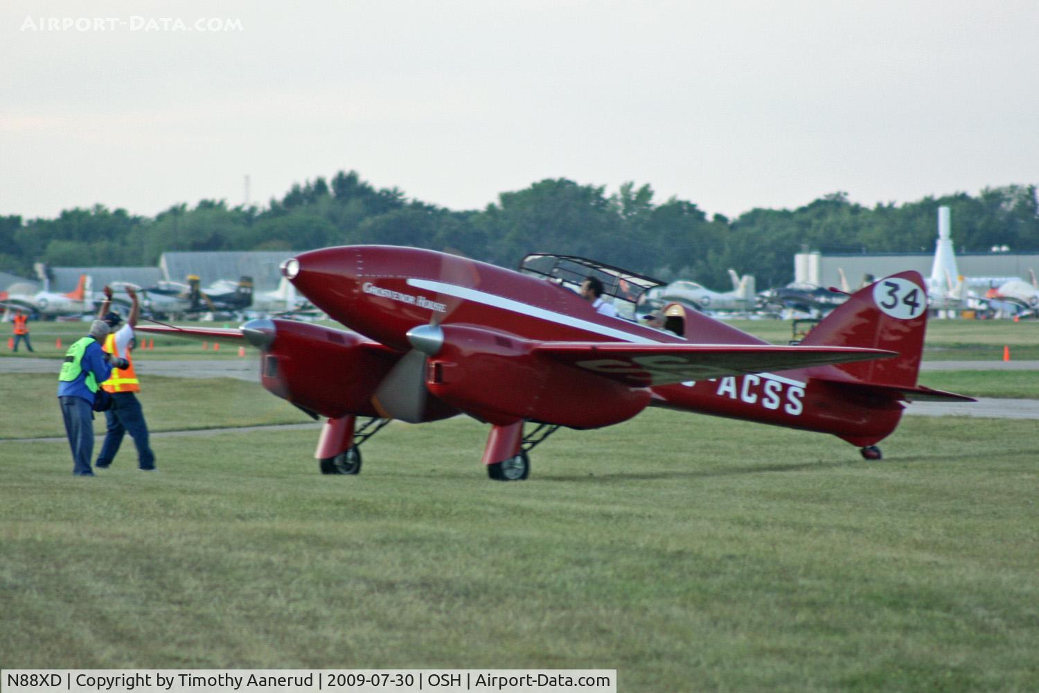 N88XD, 1993 De Havilland DH-88 Comet Replica C/N T-7, 1993 DH 88 COMET, c/n: T-7