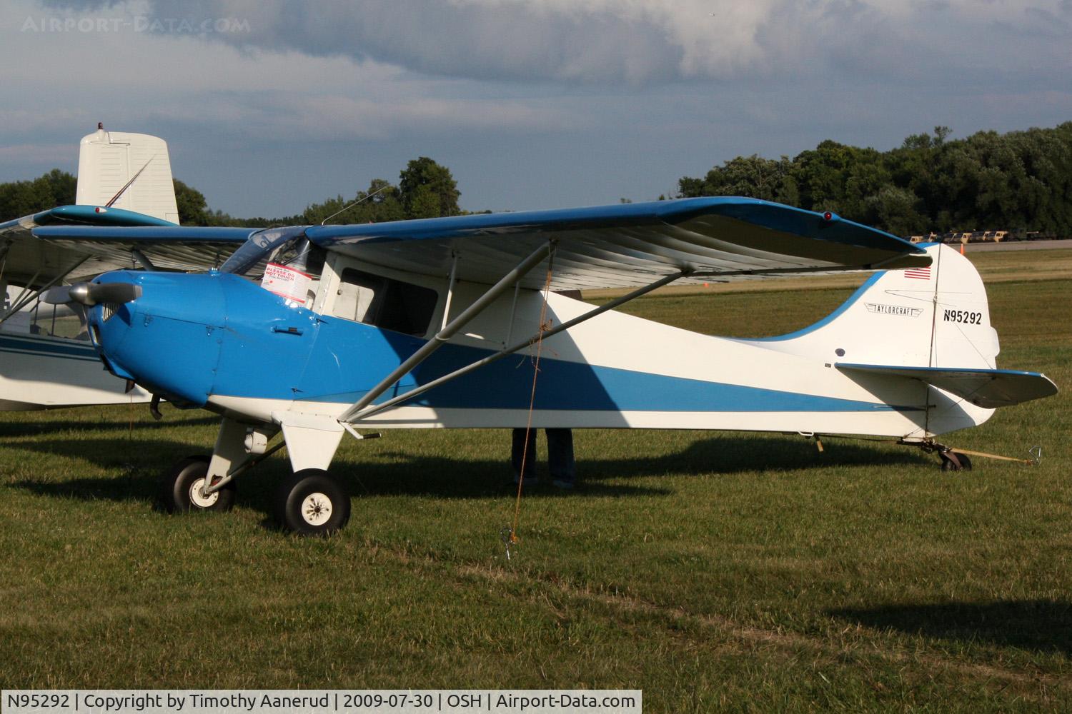 N95292, 1946 Taylorcraft BC12-D C/N 9692, 1946 Taylorcraft BC12-D, c/n: 9692