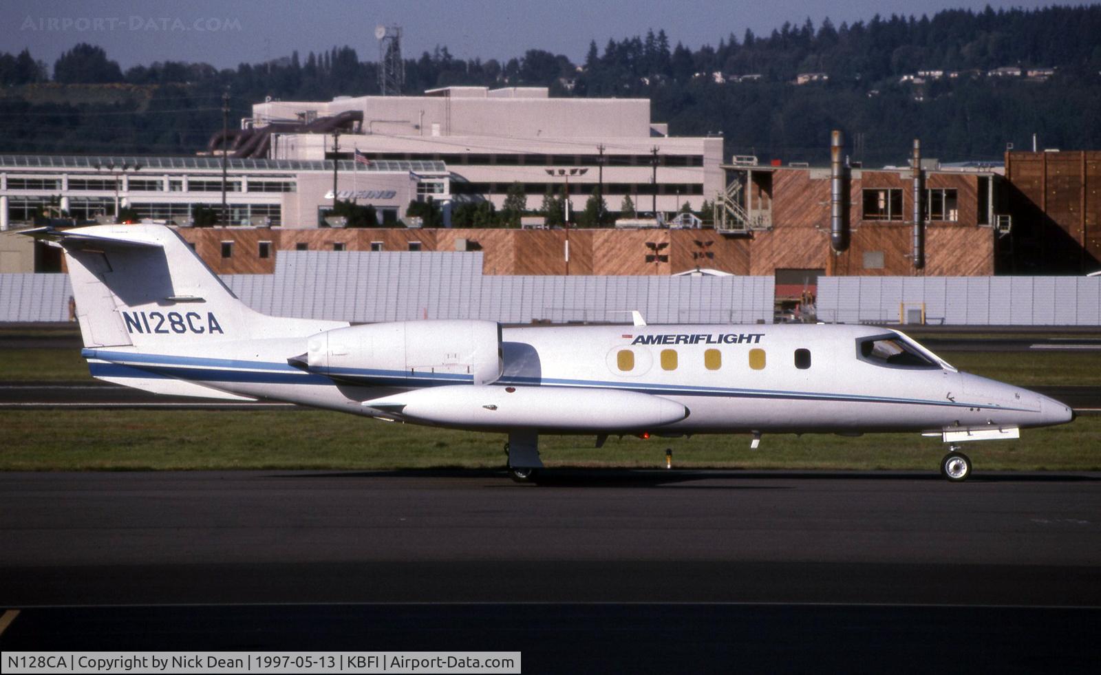 N128CA, 1979 Gates Learjet 35A C/N 248, KBFI