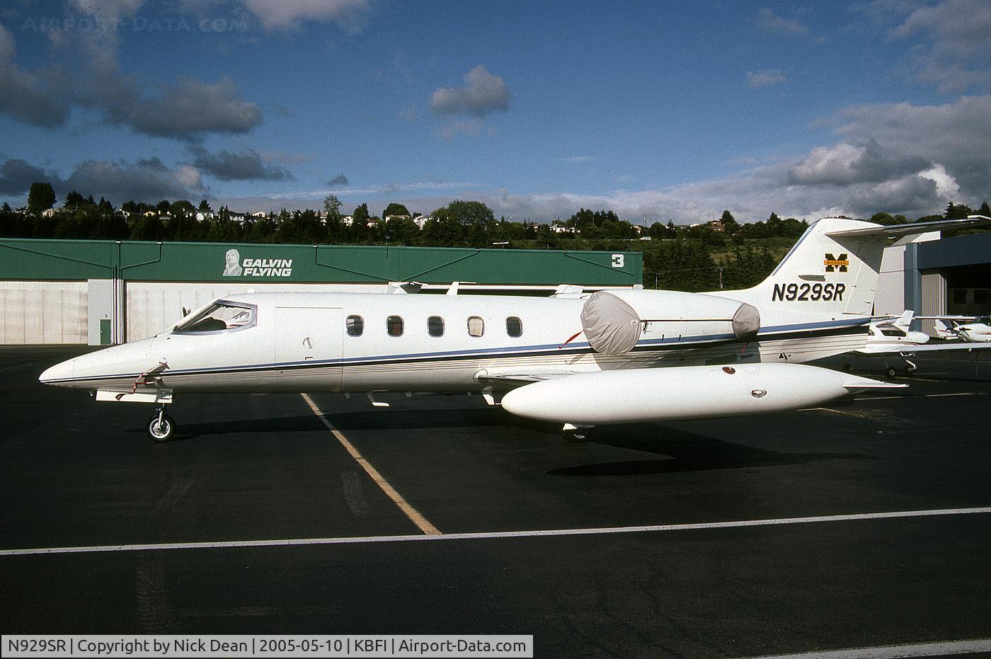 N929SR, 1980 Learjet 35A C/N 35A-287, KBFI