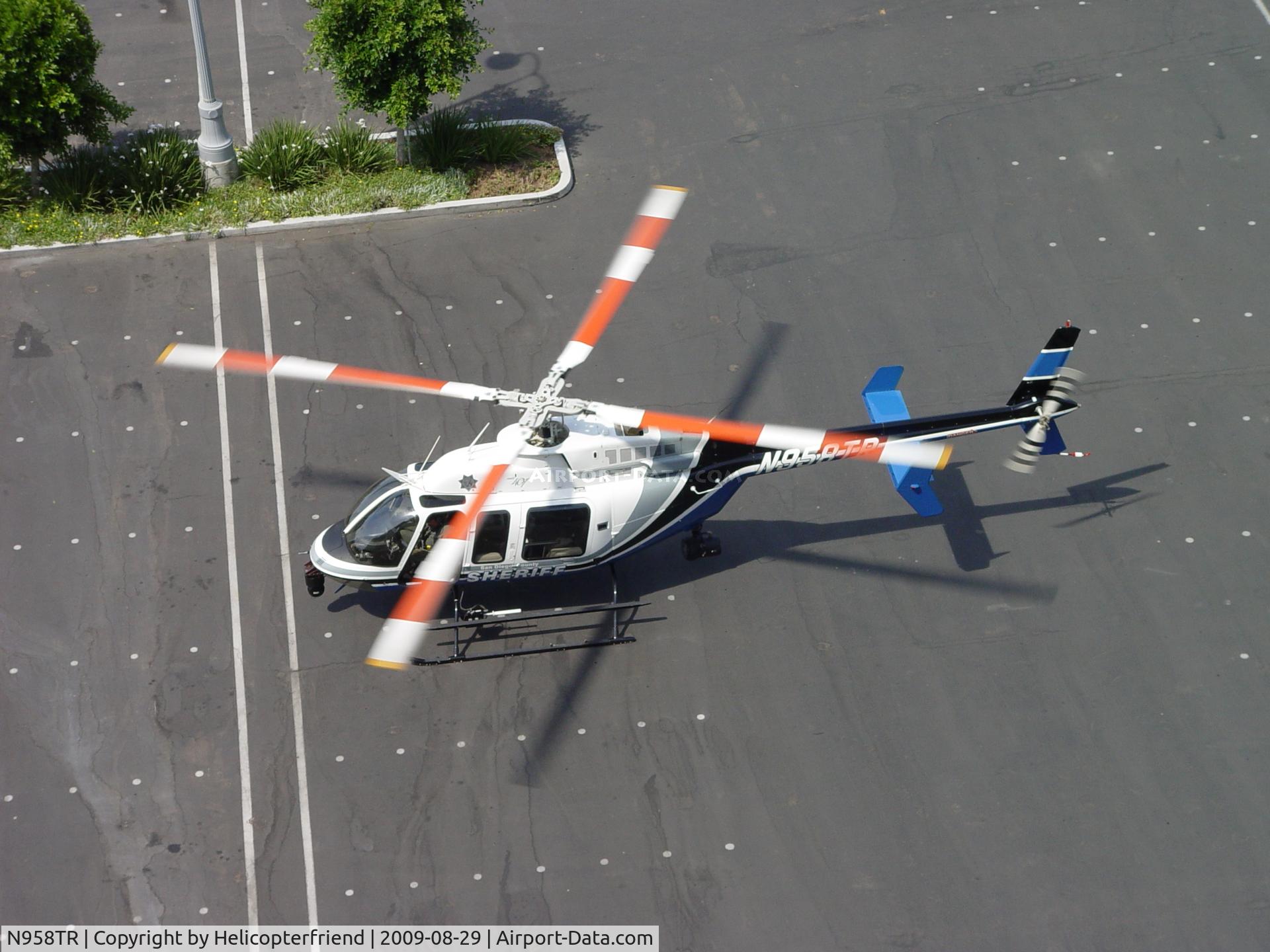 N958TR, Bell 407 C/N 53770, Departing CRPOA Conference at San Diego