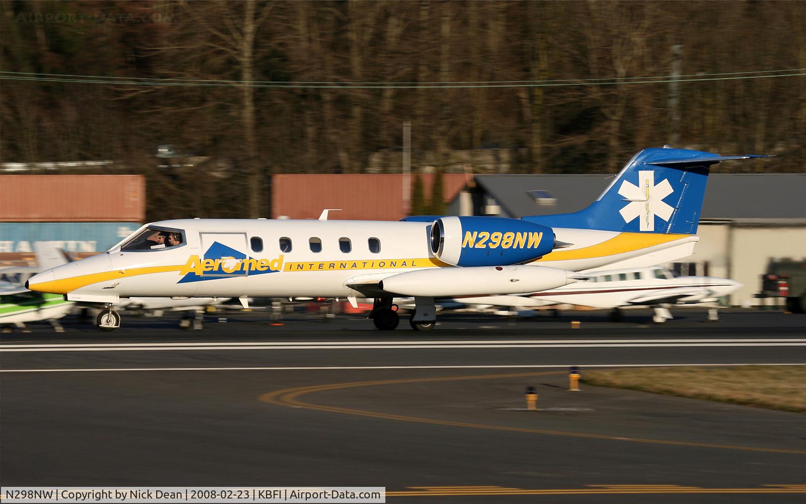N298NW, 1980 Learjet 35A C/N 35-298, KBFI