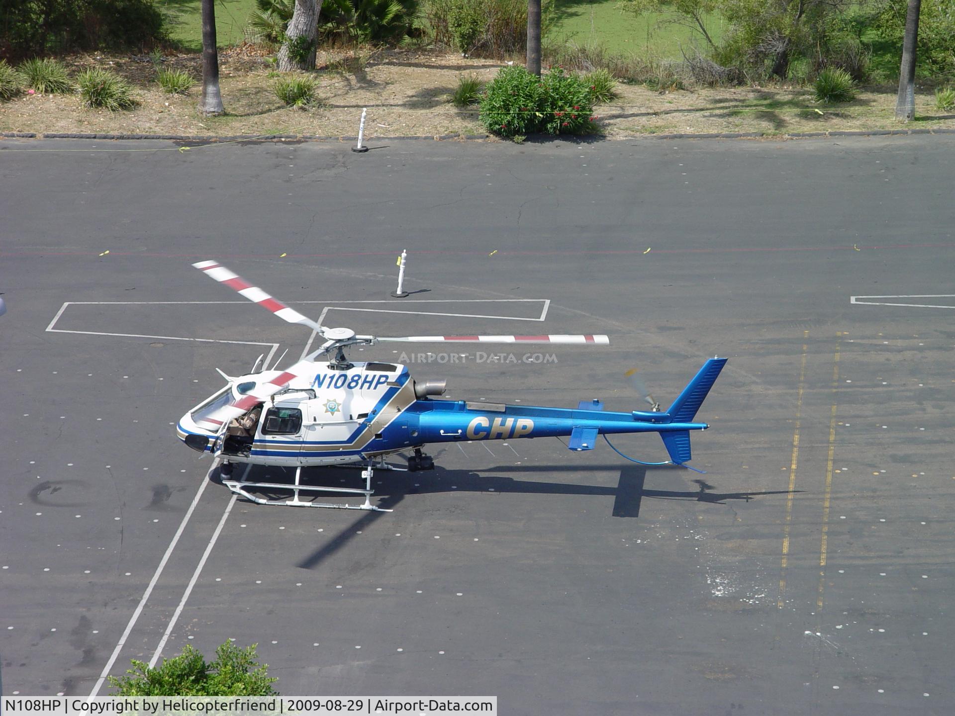 N108HP, 2002 Eurocopter AS-350B-3 Ecureuil Ecureuil C/N 3635, Starting up for lift off at CRPOA Conference San Diego
