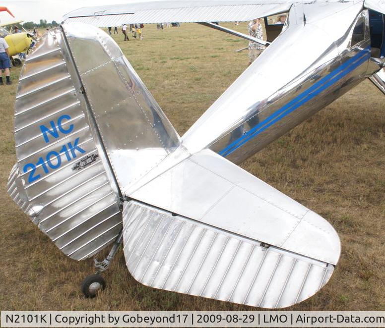 N2101K, 1947 Luscombe 8E Silvaire C/N 4828, Longmont Airport Expo 2009