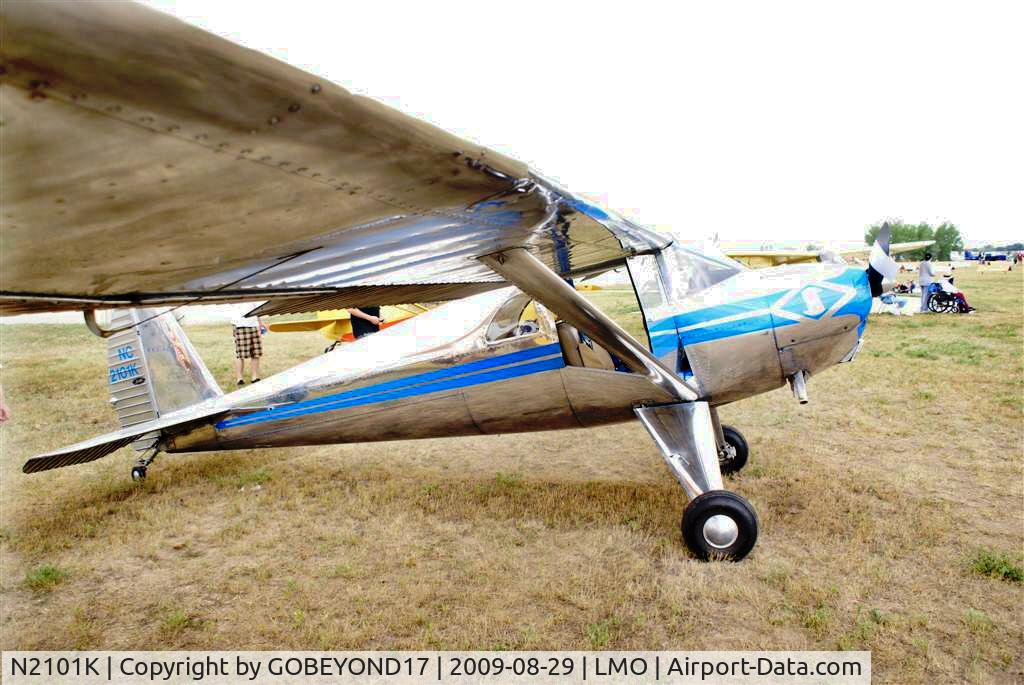 N2101K, 1947 Luscombe 8E Silvaire C/N 4828, Longmont Airport Expo 2009