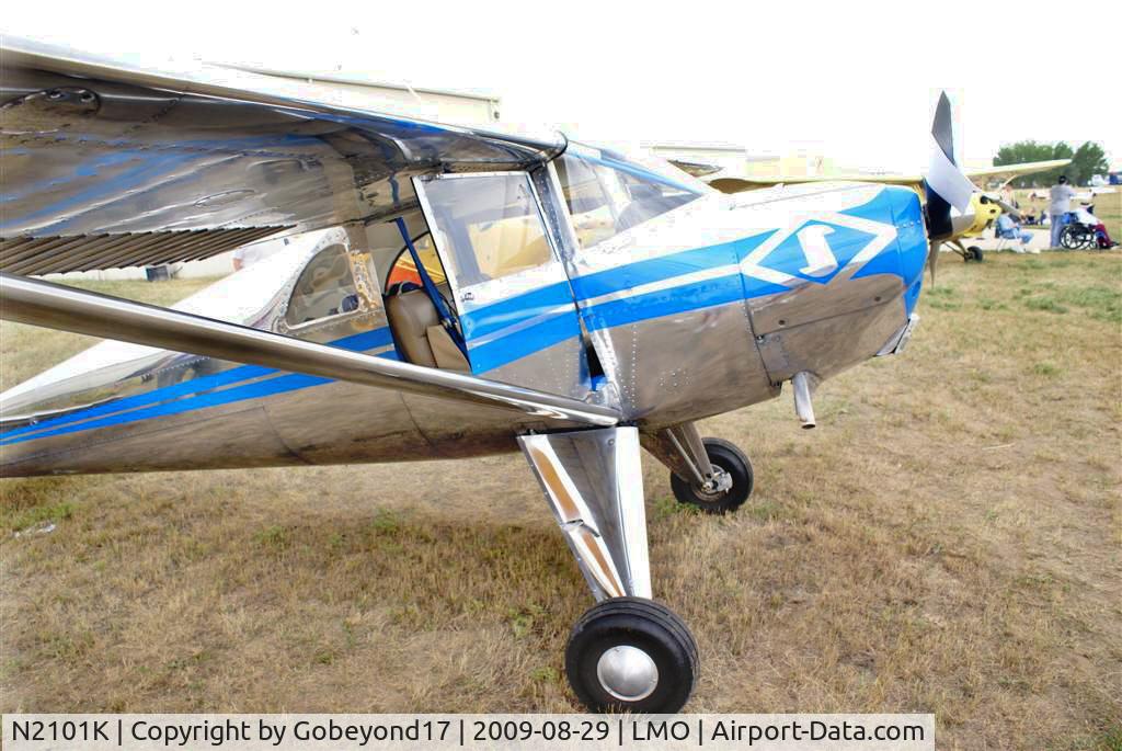 N2101K, 1947 Luscombe 8E Silvaire C/N 4828, Longmont Airport Expo 2009