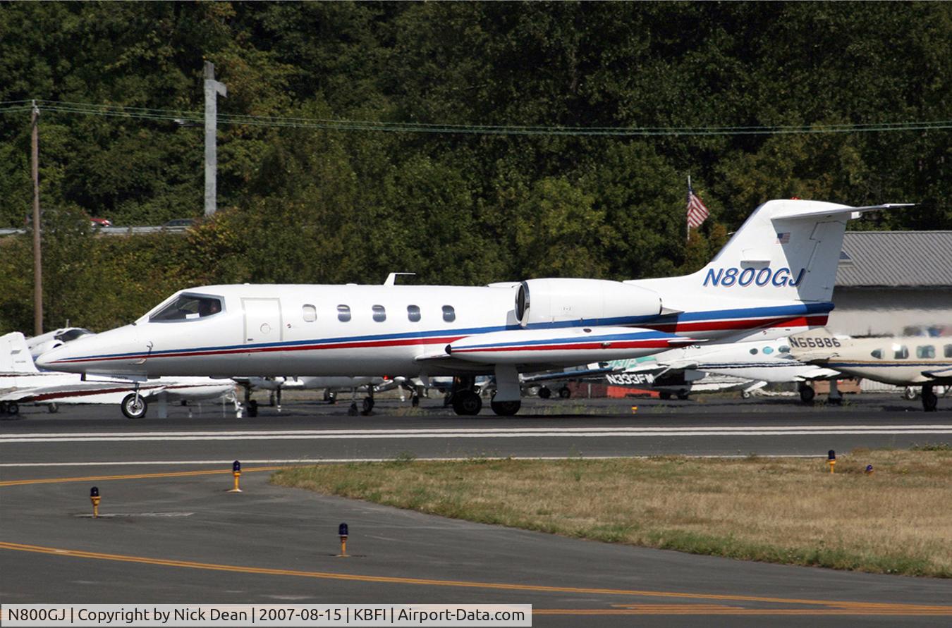 N800GJ, 1980 Gates Learjet Corp. 35A C/N 352, KBFI