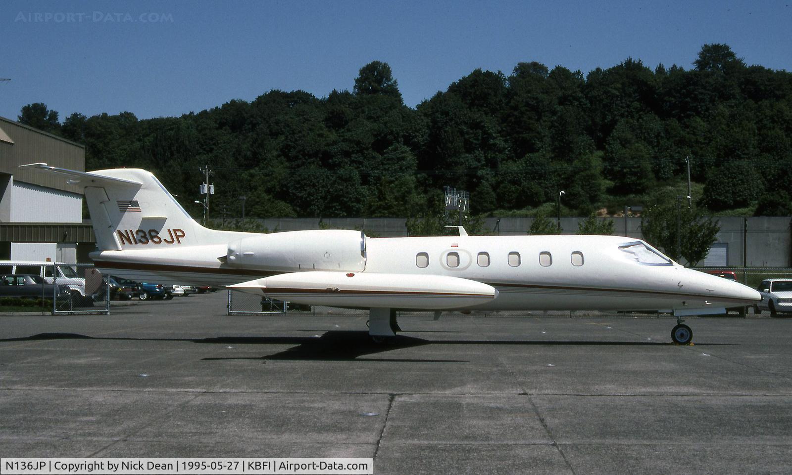 N136JP, Gates Learjet 35A C/N 35A-359, KBFI