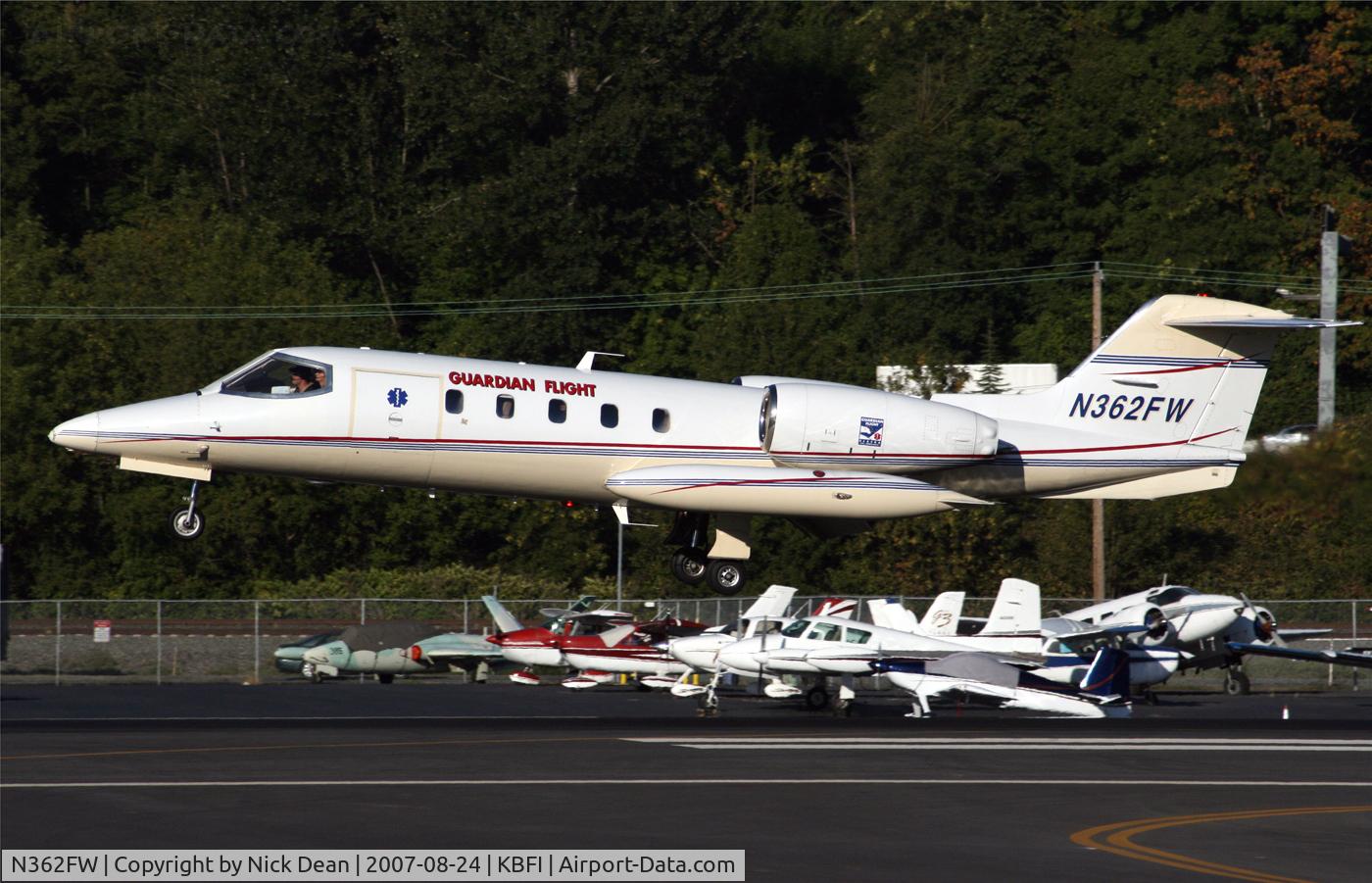 N362FW, 1980 Learjet 35A C/N 35-362, KBFI