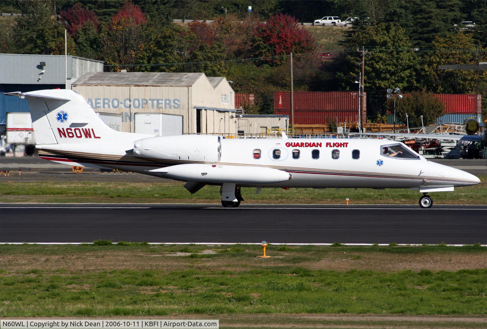 N60WL, 1981 Gates Learjet Corp. 35A C/N 382, KBFI