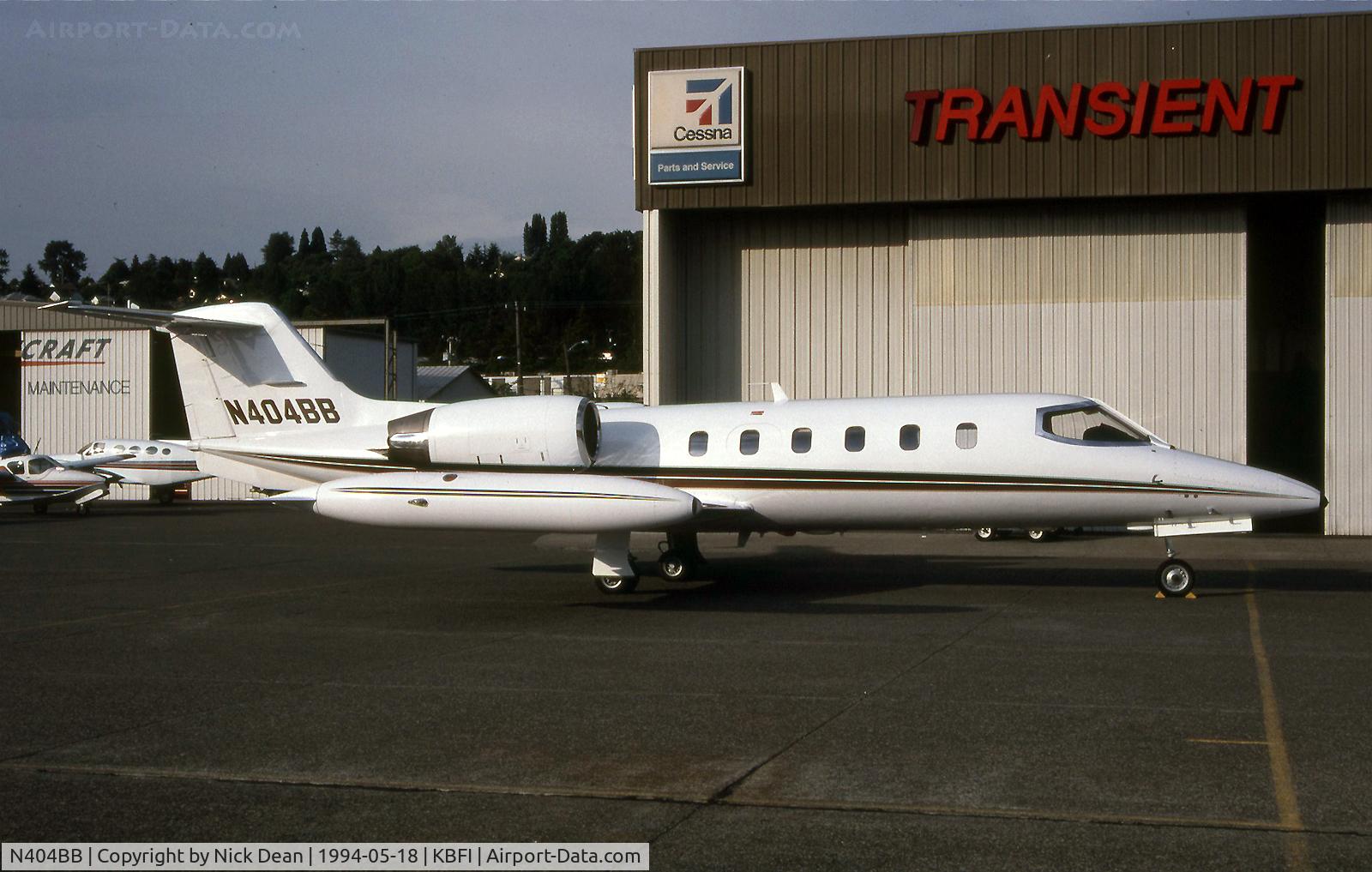 N404BB, 1981 Learjet 35A C/N 35A-404, KBFI