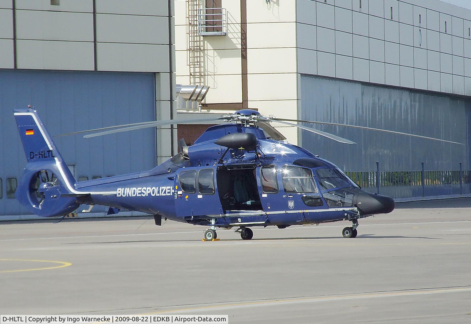 D-HLTL, Eurocopter EC-155B Dauphin IV C/N 6599, Eurocopter EC155B of the Bundespolizei (german federal police) at the Bonn-Hangelar centennial jubilee airshow