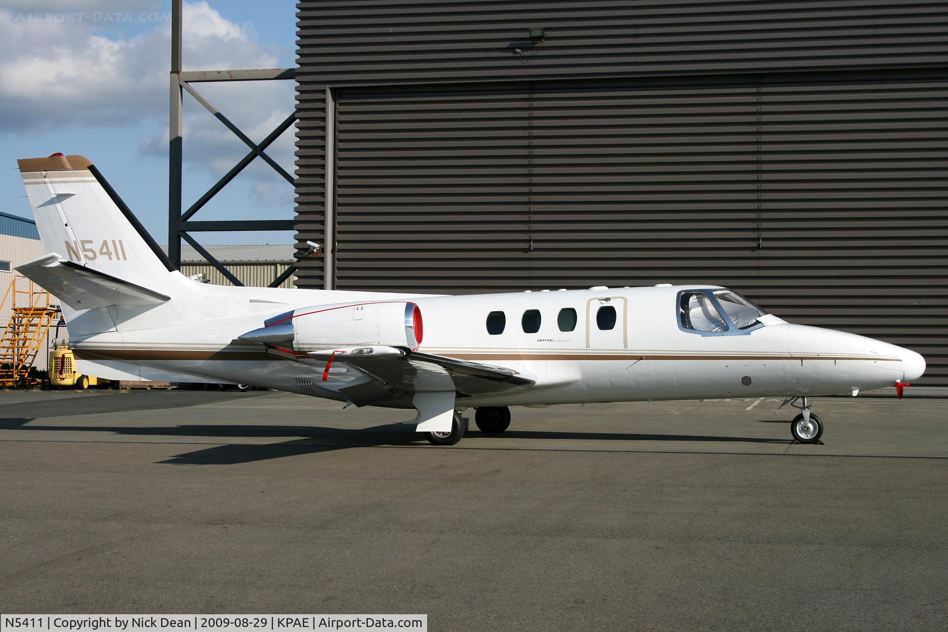 N5411, 1981 Cessna 501 Citation I/SP C/N 501-0225, KPAE