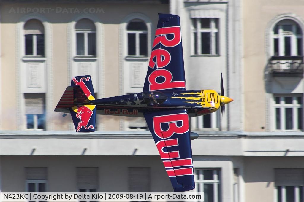 N423KC, 2009 Zivko Edge 540 C/N 0044, Red Bull Air Race Budapest -Kirby Chambliss