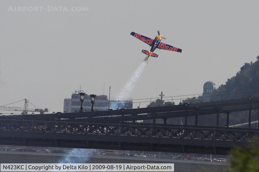 N423KC, 2009 Zivko Edge 540 C/N 0044, Red Bull Air Race Budapest -Kirby Chambliss