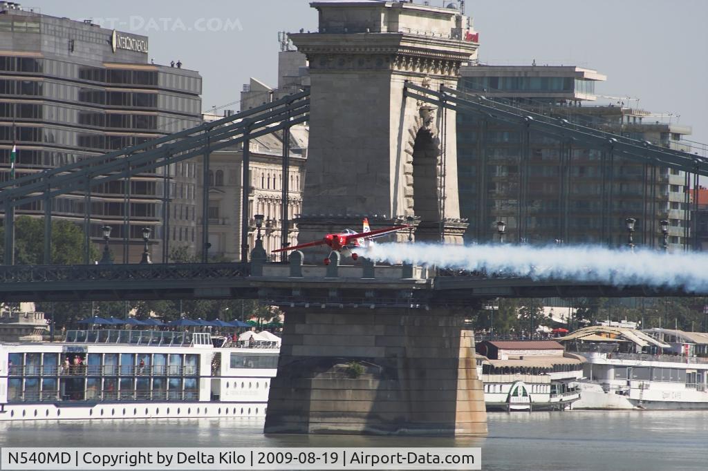 N540MD, 2008 Zivko Edge 540 C/N 0043, Red Bull Air Race Budapest -Matthias Dolderer
