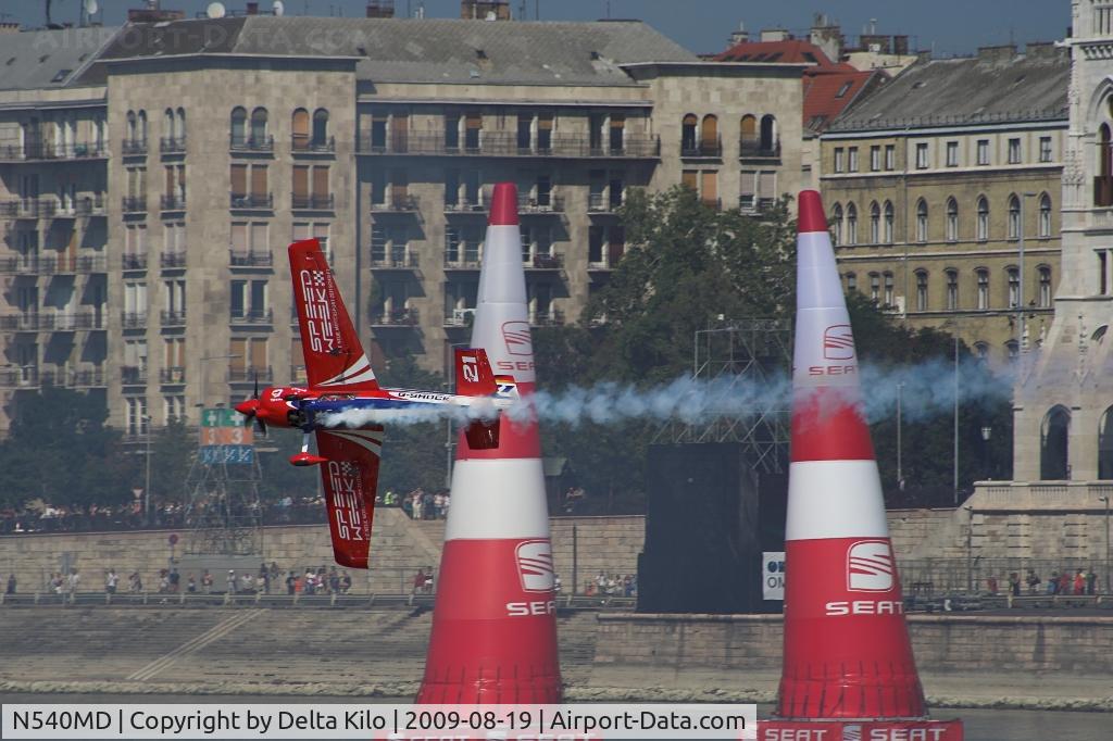 N540MD, 2008 Zivko Edge 540 C/N 0043, Red Bull Air Race Budapest -Matthias Dolderer