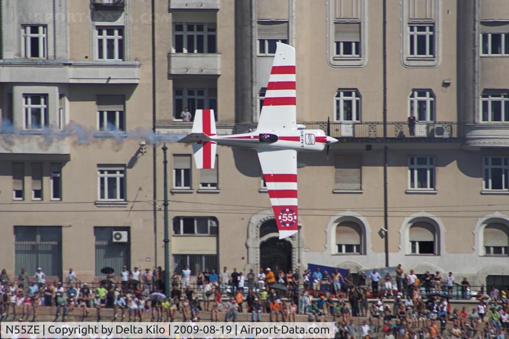 N55ZE, 2007 Zivko Edge 540 C/N 0040A, Red Bull Air Race Budapest -Paul Bonhomme