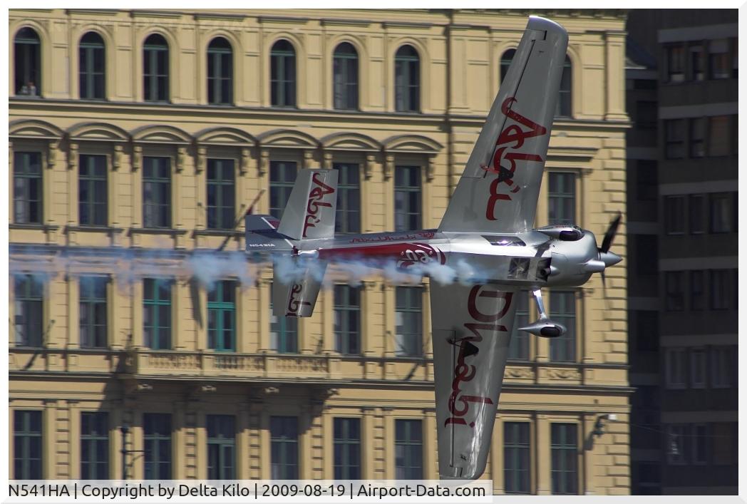 N541HA, 2008 Zivko Edge 540 C/N 0041A, Red Bull Air Race Budapest- Hannes Arch