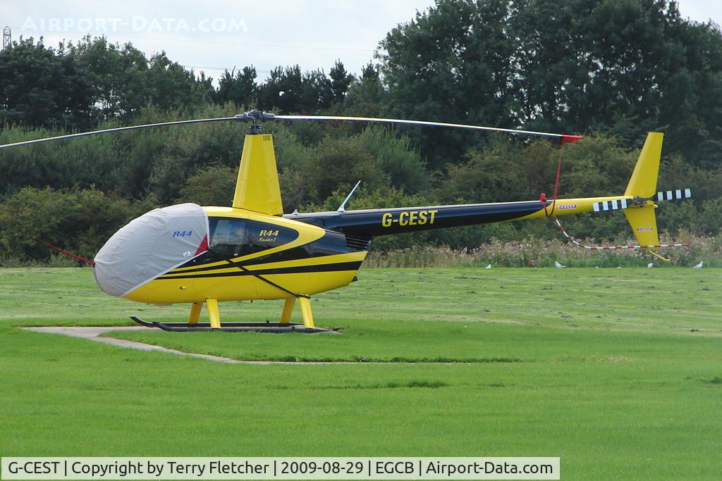 G-CEST, 2004 Robinson R44 Raven C/N 1424, Robinson R44 at Barton