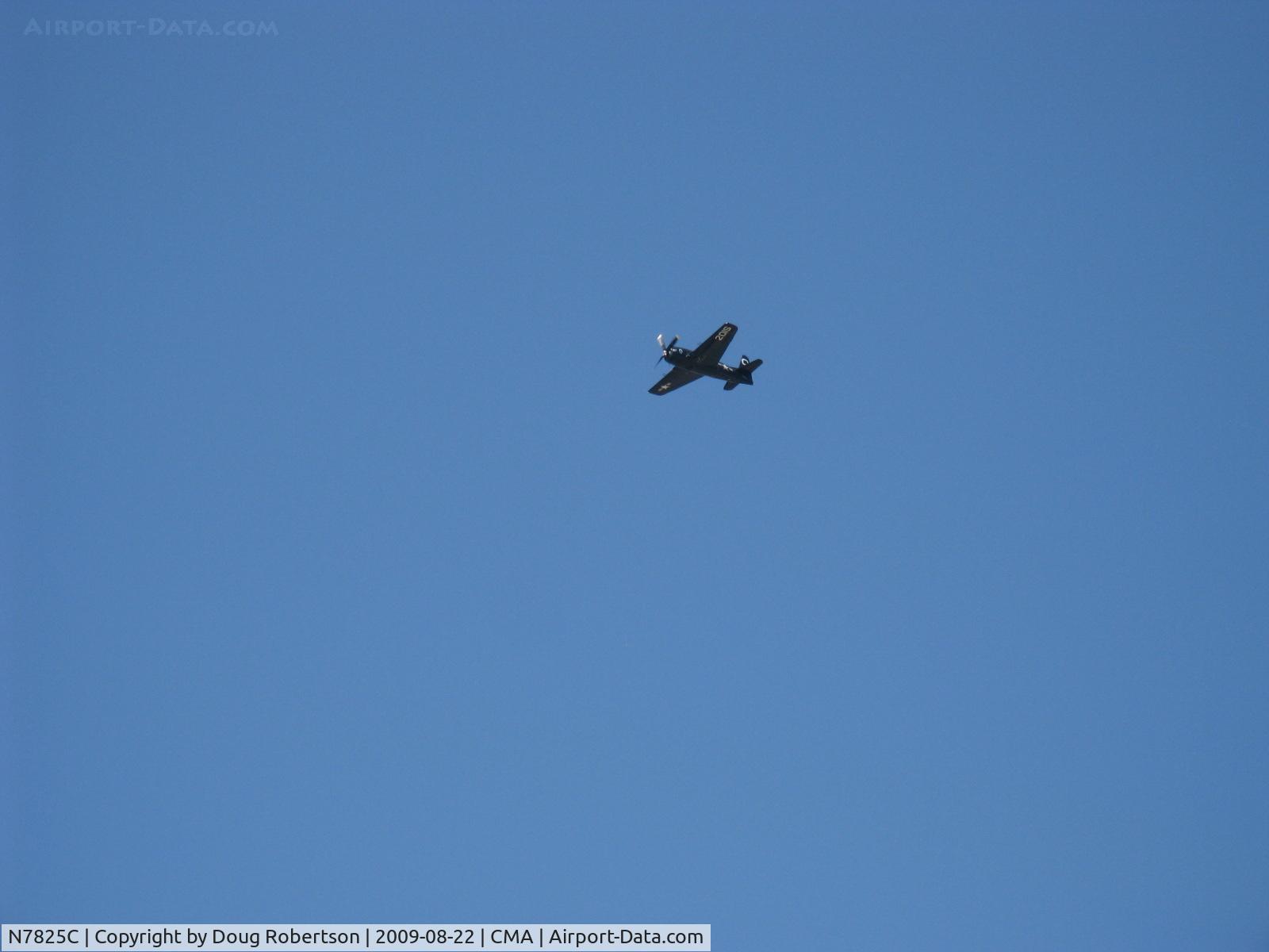 N7825C, 1948 Grumman F8F-2 (G58) Bearcat C/N D.1227, 1949 Grumman F8F-2 BEARCAT, high speed pass over Runway 26