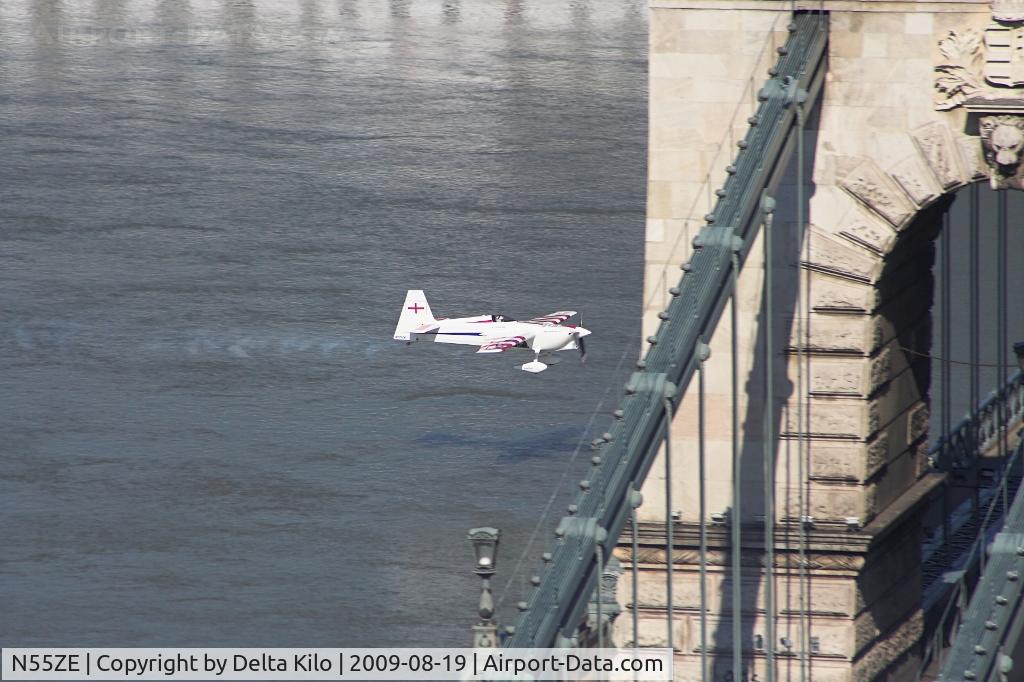 N55ZE, 2007 Zivko Edge 540 C/N 0040A, Red Bull Air Race Budapest -Paul Bonhomme