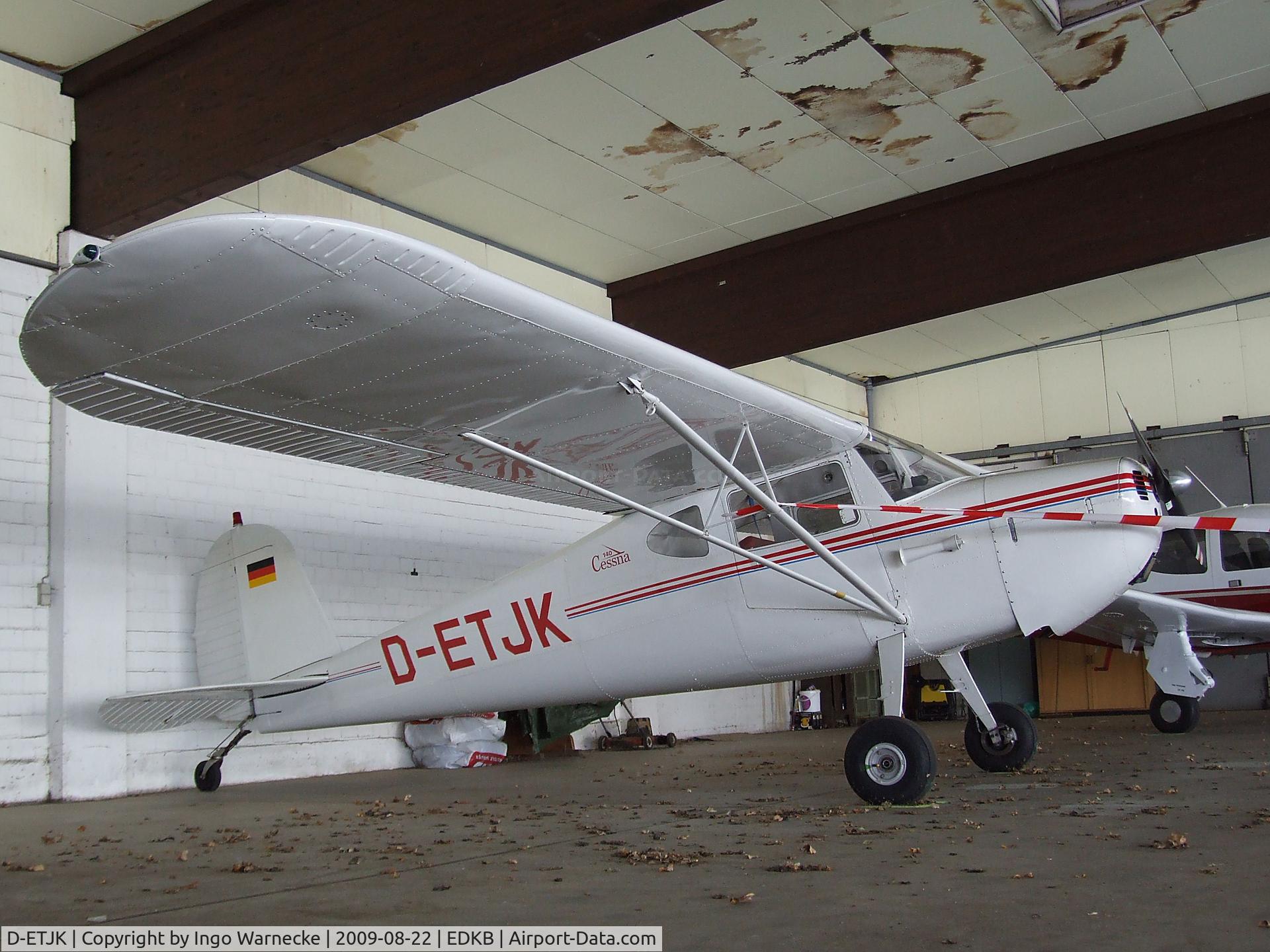 D-ETJK, 1946 Cessna 140 C/N 8216, Cessna 140 at the Bonn-Hangelar centennial jubilee airshow