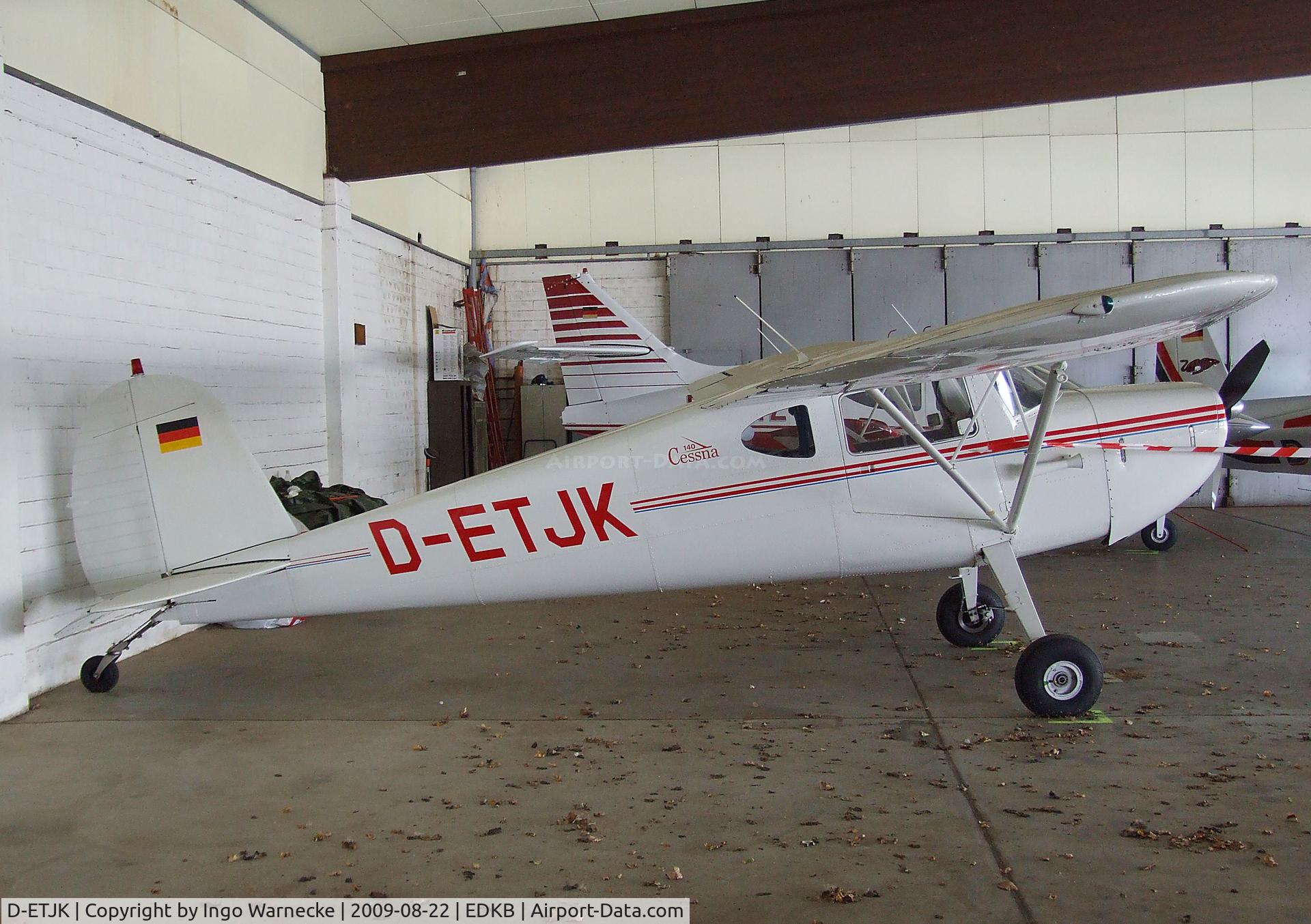 D-ETJK, 1946 Cessna 140 C/N 8216, Cessna 140 at the Bonn-Hangelar centennial jubilee airshow