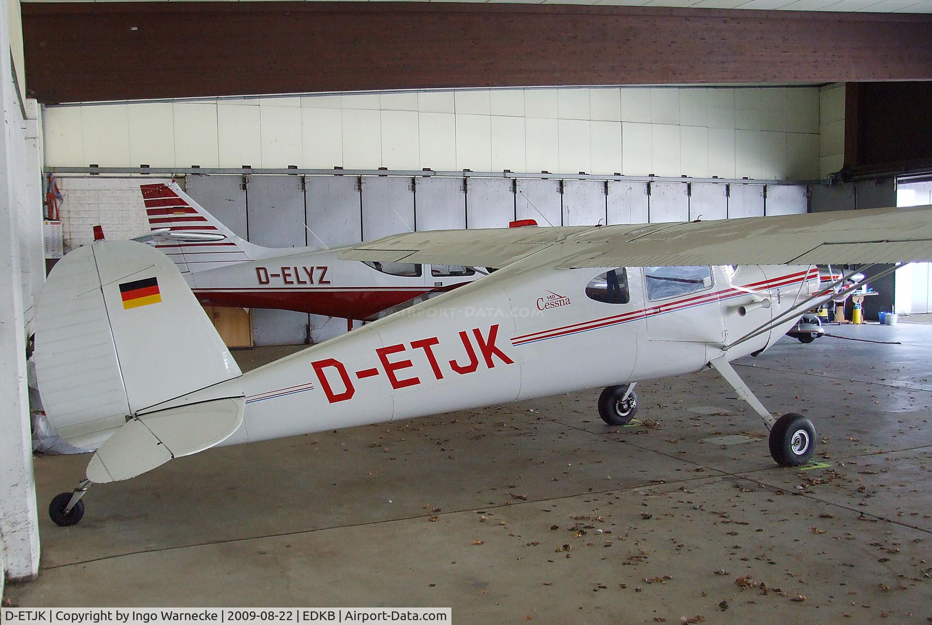 D-ETJK, 1946 Cessna 140 C/N 8216, Cessna 140 at the Bonn-Hangelar centennial jubilee airshow