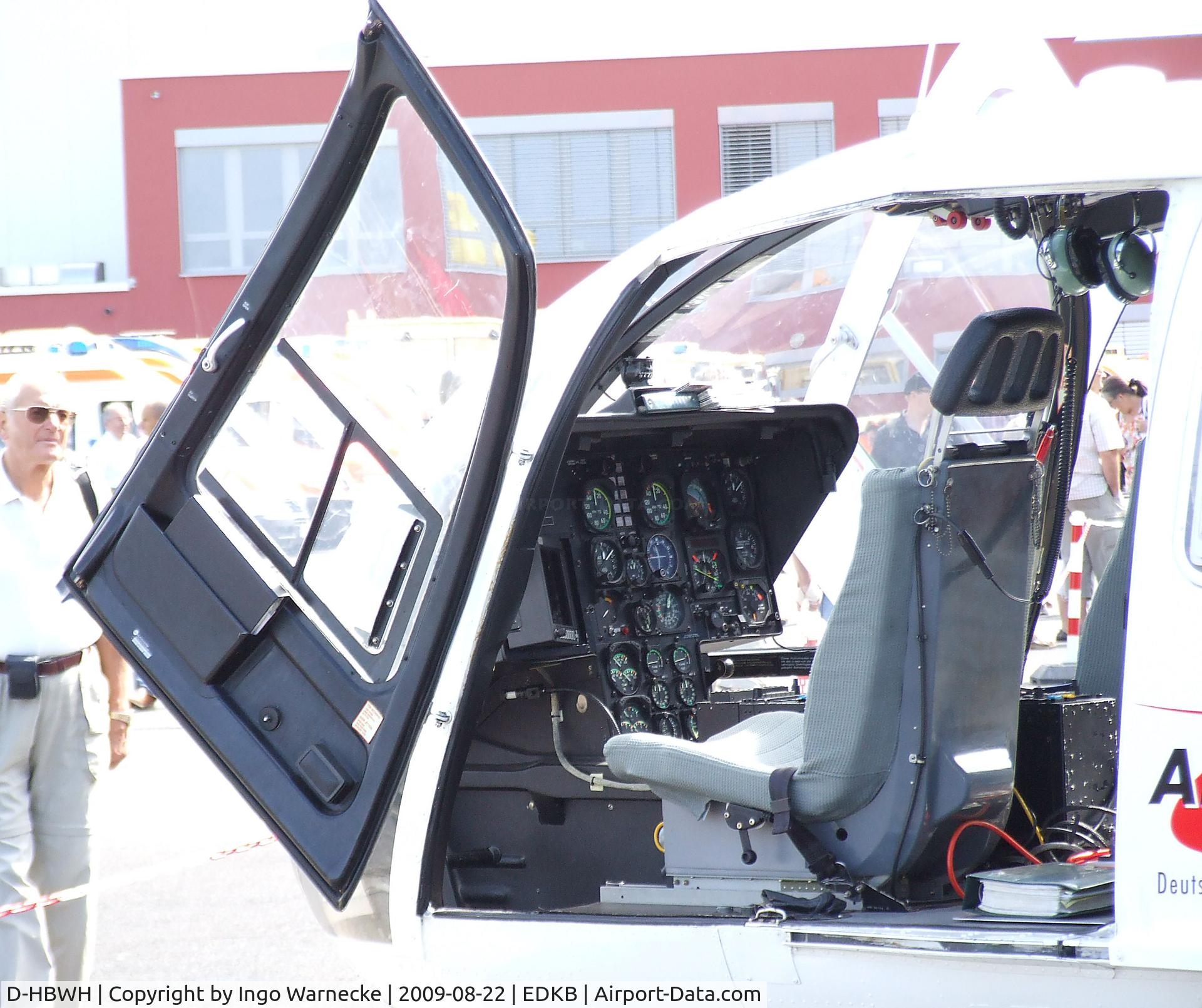 D-HBWH, 1997 MBB Bo-105CBS-5 C/N S-929, MBB Bo 105CBS-5 of Air Lloyd (equipped with laser sensor to monitor gas pipelines for any traces of escaping methane) at the Bonn-Hangelar centennial jubilee airshow