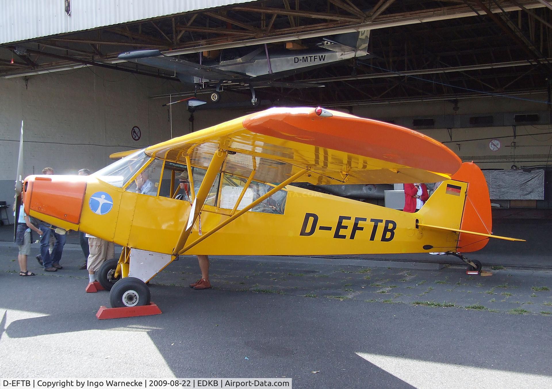 D-EFTB, 1954 Piper L-18C Super Cub (PA-18-95) C/N 18-3455, Piper PA-18-95 Super Cub at the Bonn-Hangelar centennial jubilee airshow
