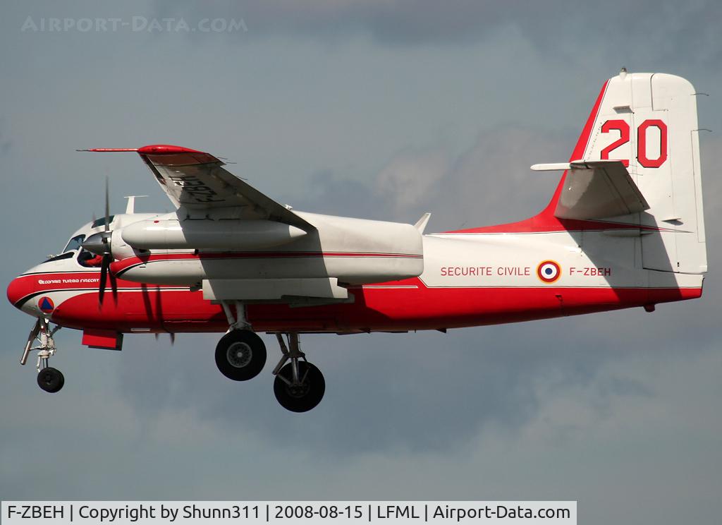 F-ZBEH, Grumman TS-2A/Conair Turbo Firecat C/N 410, Landing rwy 14R