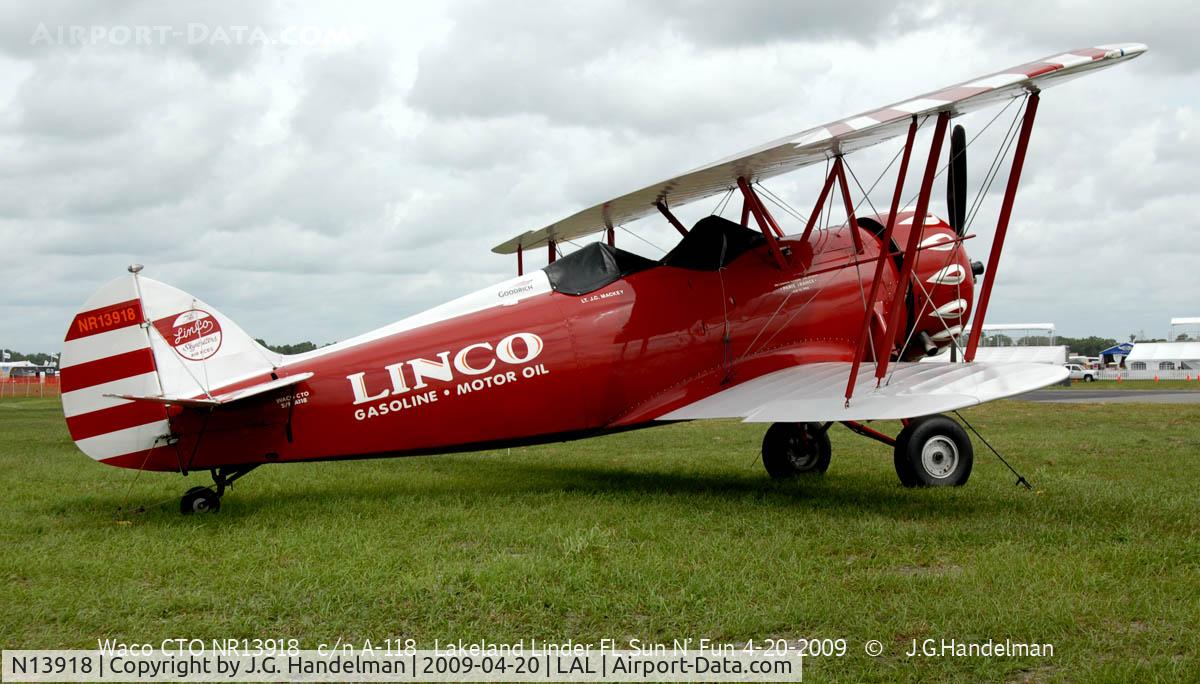 N13918, 1929 Waco ATO C/N A-118, at  Sun N' Fun 2009