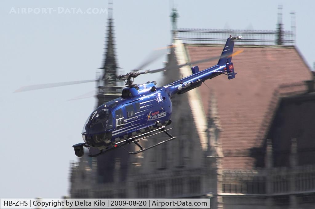 HB-ZHS, 1982 Eurocopter Bo-105CBS-4 C/N S-606, Red Bull Air Race Budapest