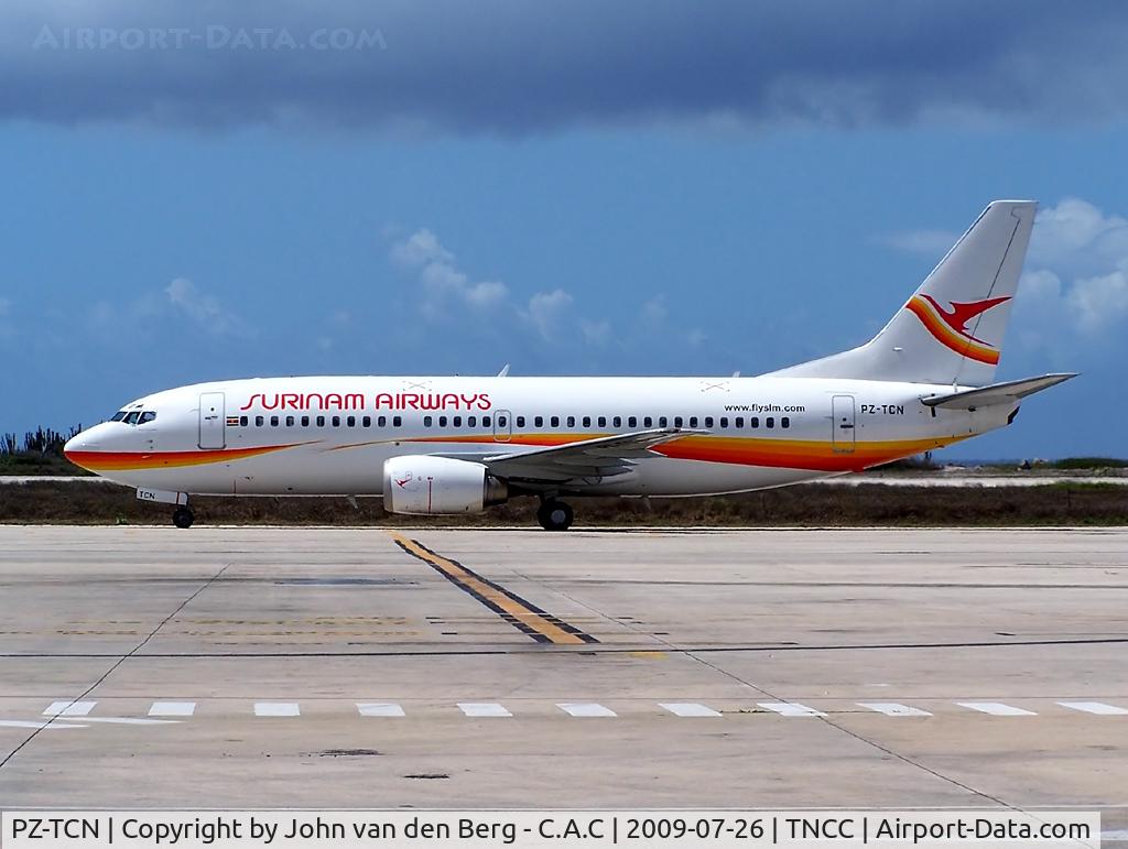 PZ-TCN, 1997 Boeing 737-36N C/N 28668, Surinam Airways Boeing 737-36N (28668/2890) @ CUR