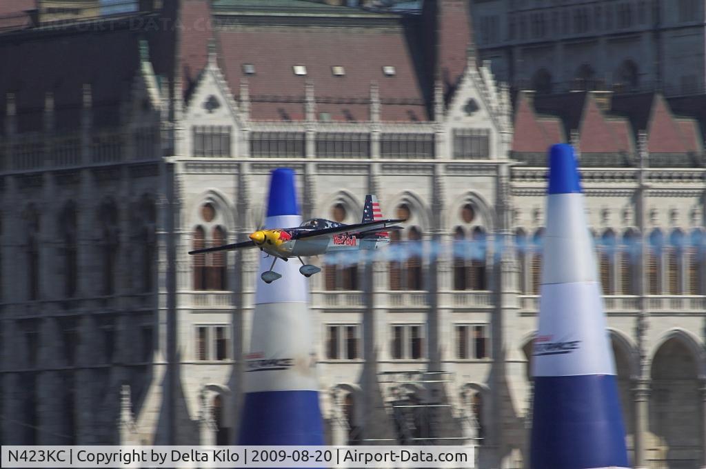 N423KC, 2009 Zivko Edge 540 C/N 0044, Red Bull Air Race Budapest -Kirby Chambliss