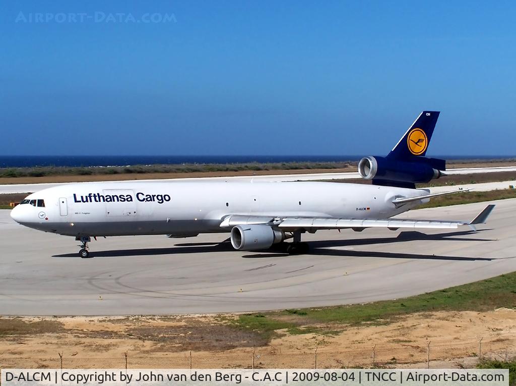 D-ALCM, 2001 McDonnell Douglas MD-11F C/N 48805, Lufthansa Cargo MD 11F (48805/645)  @ TNCC / CUR