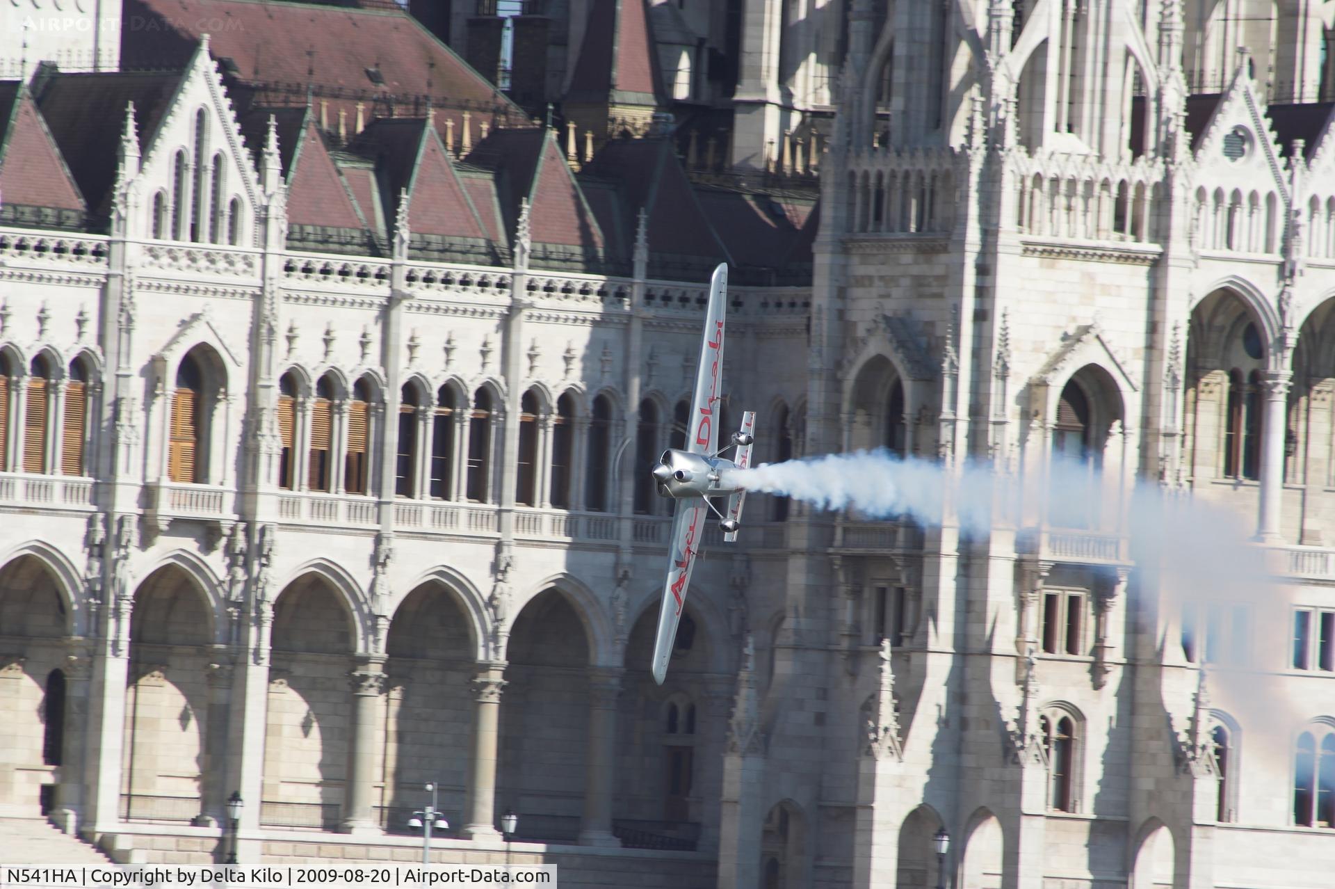 N541HA, 2008 Zivko Edge 540 C/N 0041A, Red Bull Air Race Budapest- Hannes Arch