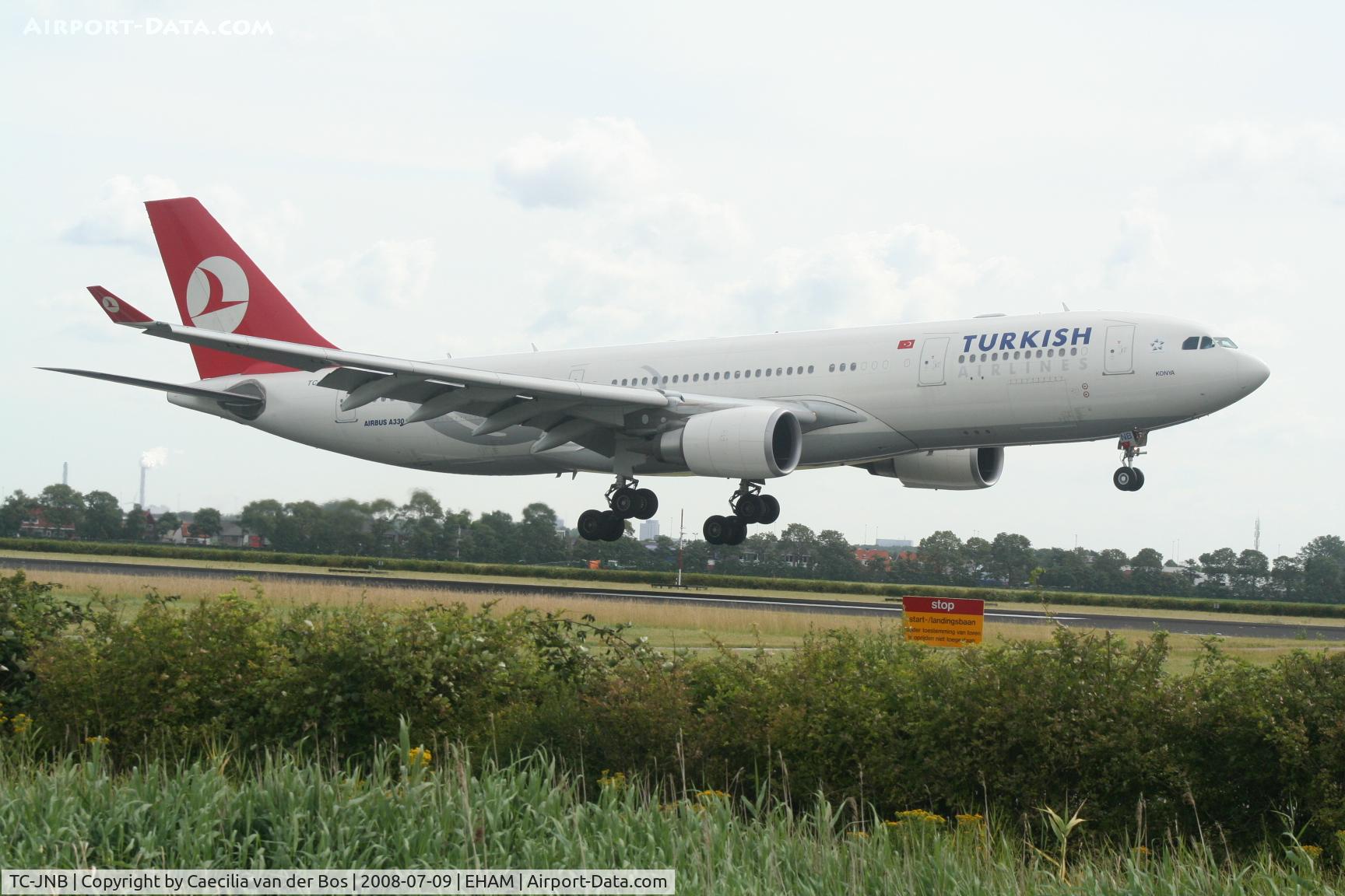 TC-JNB, 2005 Airbus A330-204 C/N 704, Arrival at Schiphol