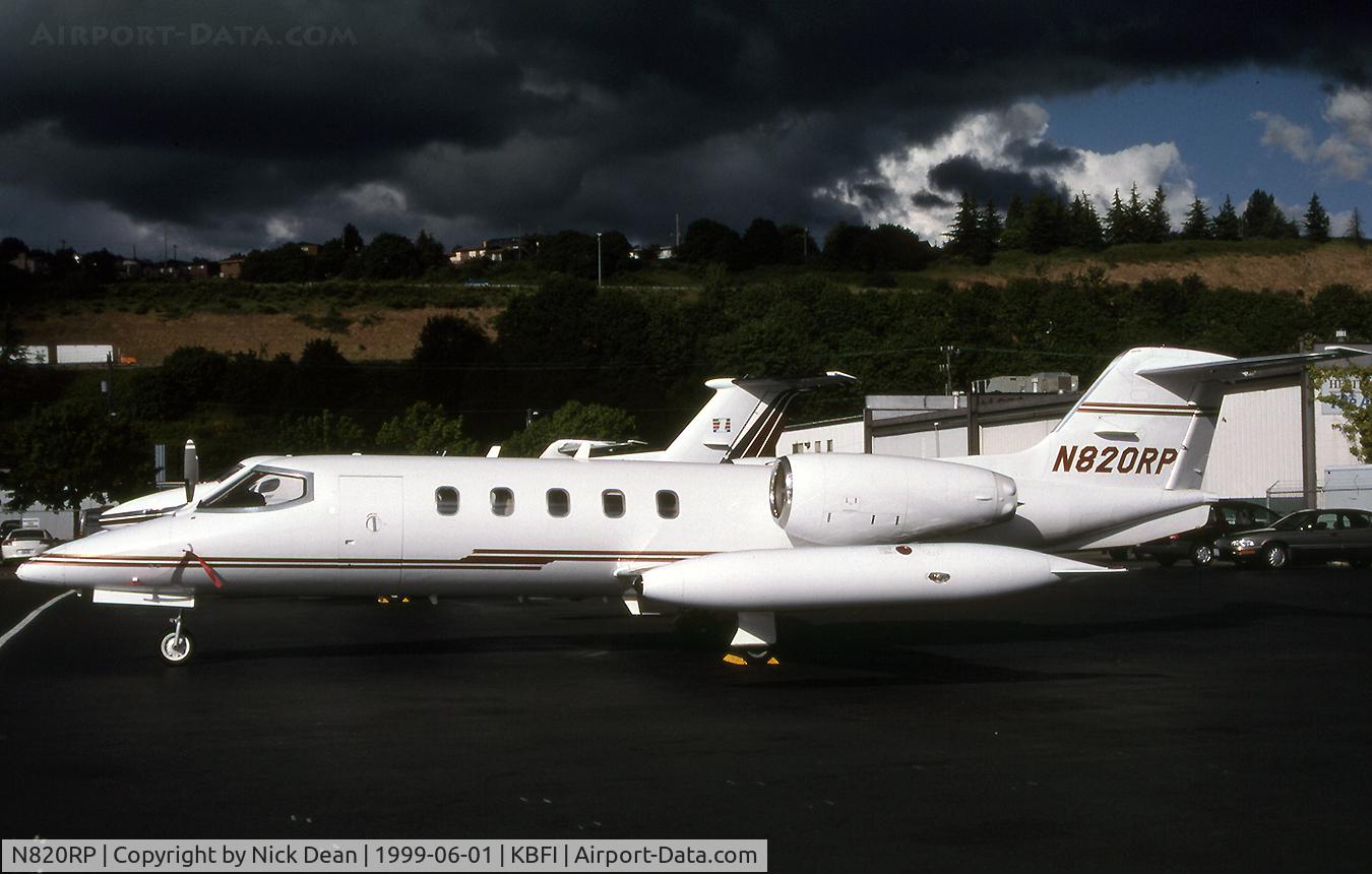 N820RP, 1981 Learjet 35A C/N 35A-410, KBFI