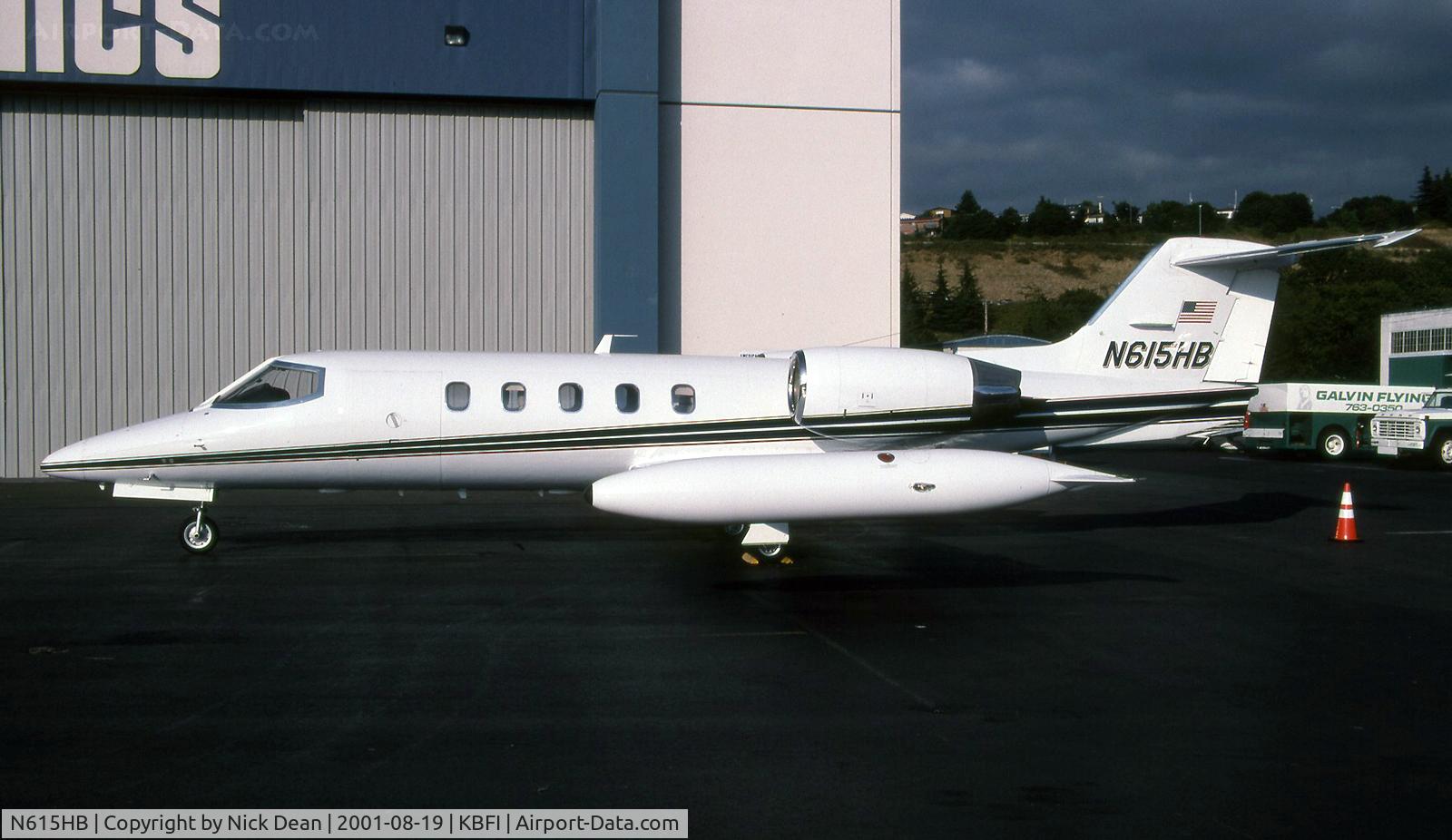 N615HB, 1981 Gates Learjet 35A C/N 444, KBFI